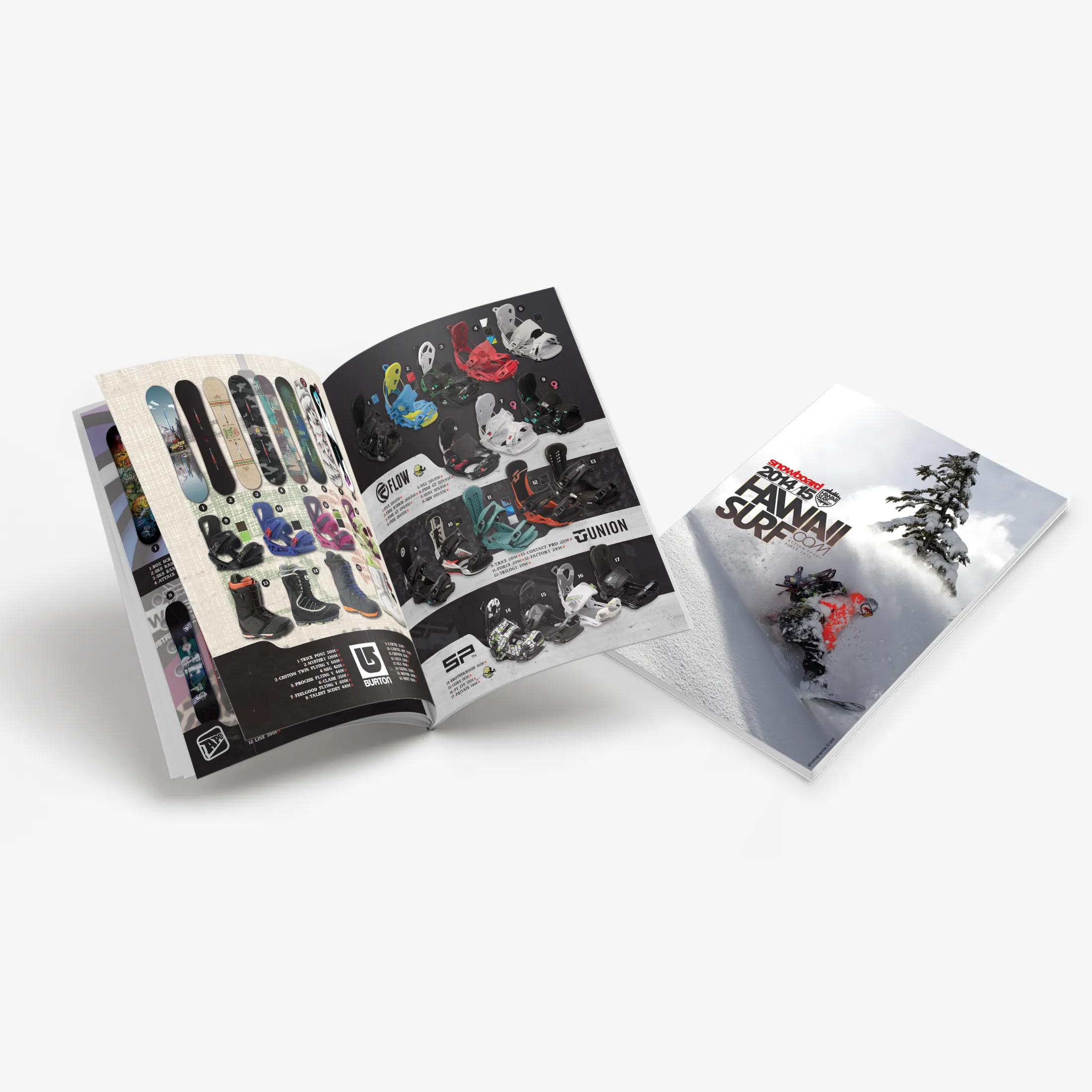 Catalogue hiver d'Hawaii Surf