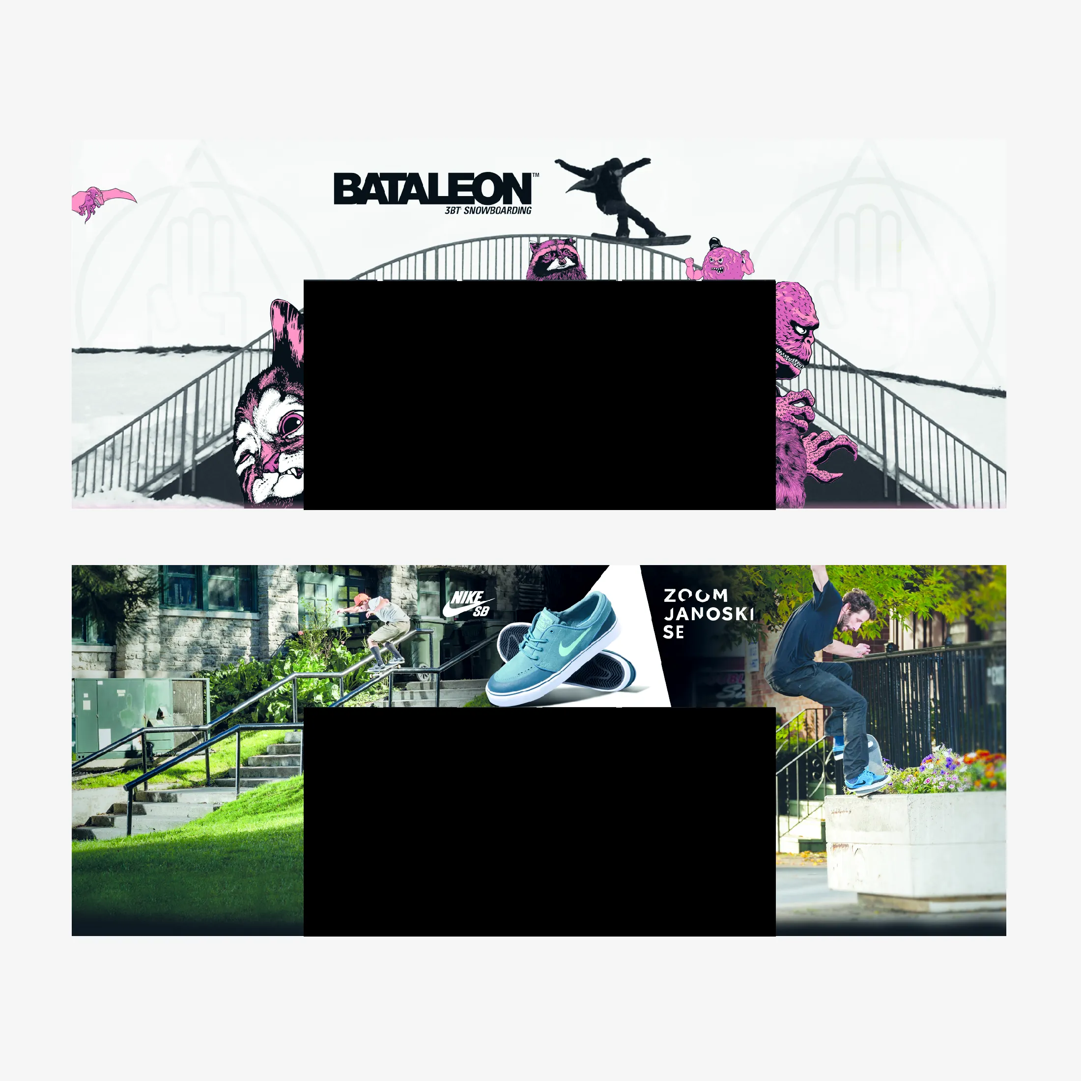 Habillages du site web