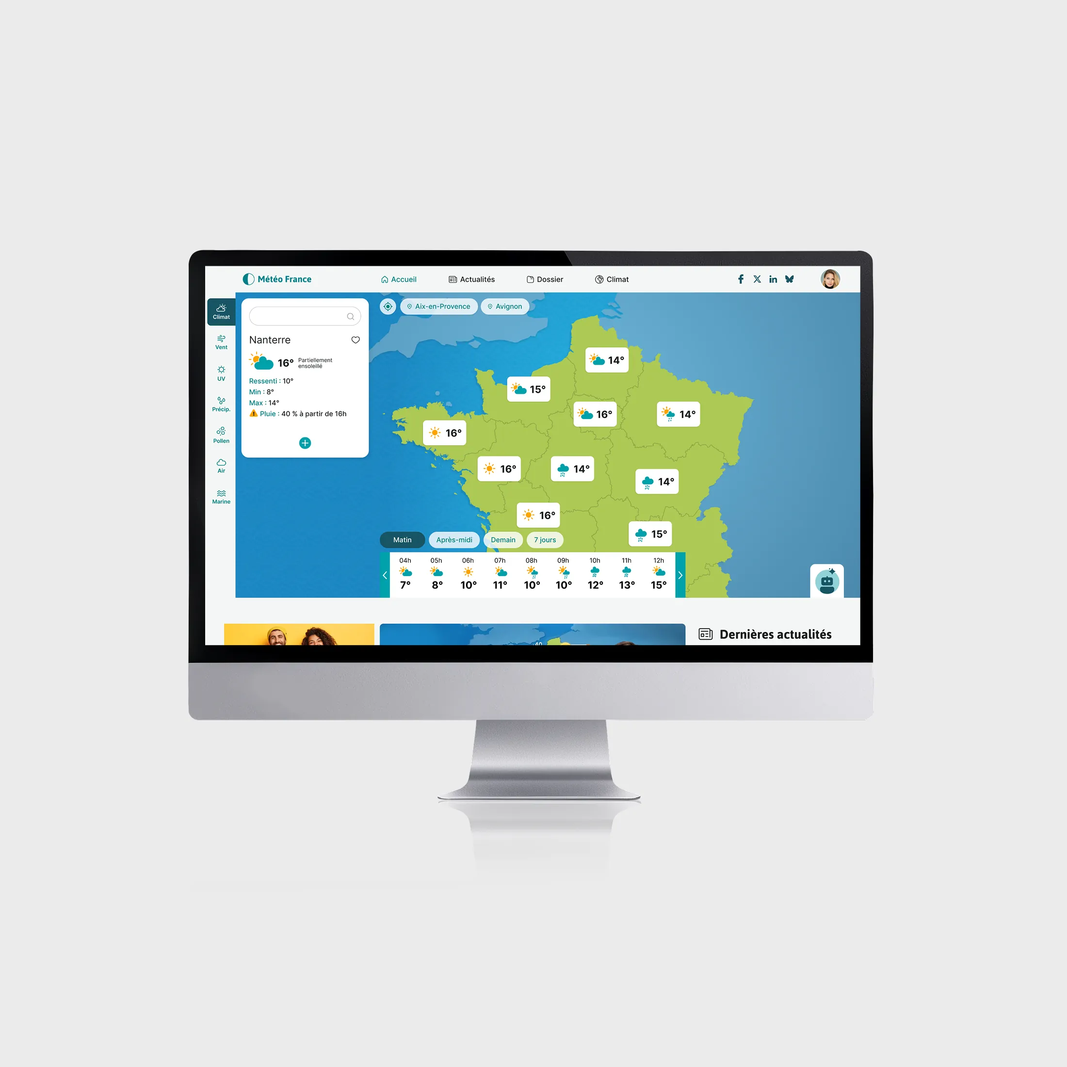 Site web Météo France